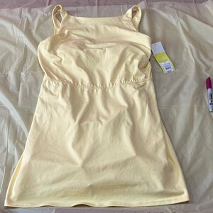 Yellow Sleeveless workout Dress size medium